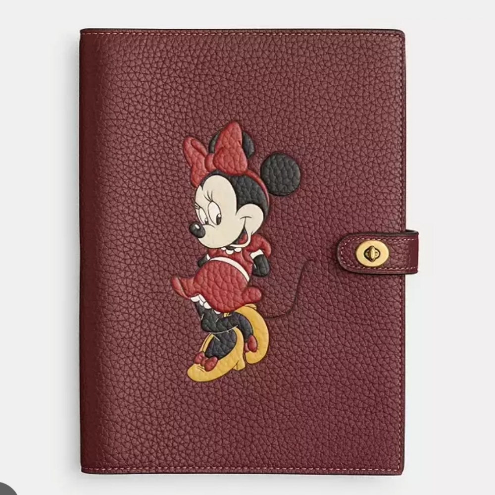 COACH MINNIE MOUSE NOTEBOOK